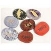 Image 1 : 7 ENGRAVED WISH NATURAL CRYSTAL GEMSTONES