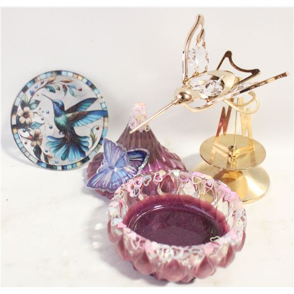 HUMBIRD GP AUSTRIAN CRYSTAL FIG. & SUNCATCHER