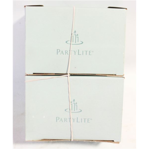 12 PARTYLITE "CAFFE LATTE AND CHESTNUT"
