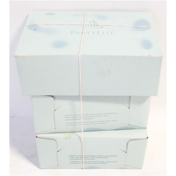 24 PARTYLITE "OCEAN MIST" SCENTED TEALIGHT AND