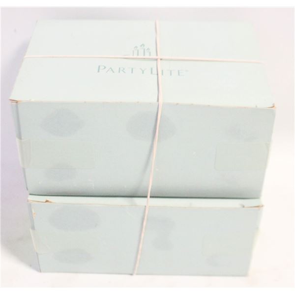 12 PARTYLITE "SPRING WATER" SCENTED VOTIVE CANDL