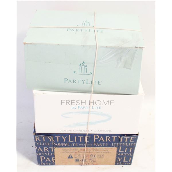 18 PARTYLITE SCENTED VOTIVE CANDLES - VARIOUS