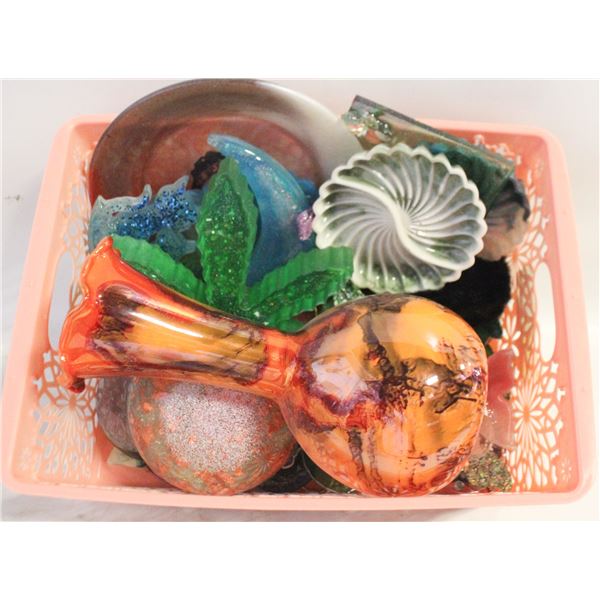 ITALIAN HANDBLOWN BUD VASE & MORE