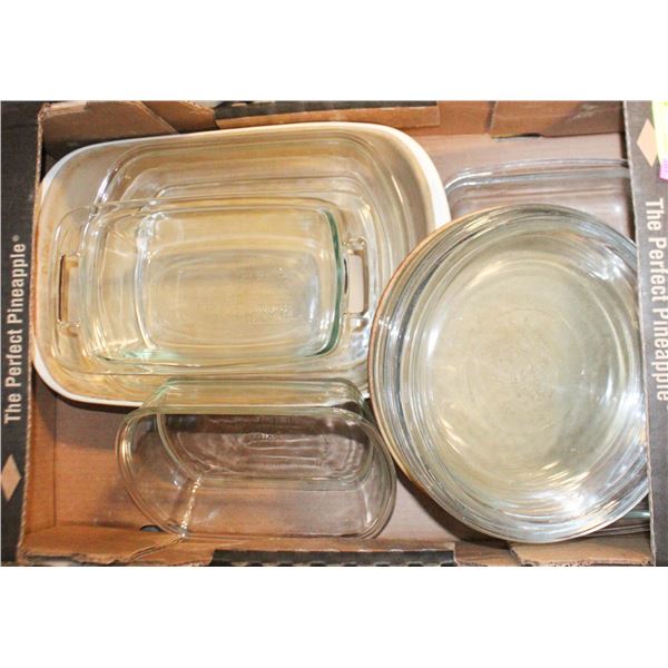 11 PCS PYREX/CORNING WARE / PAMPERED CHEF