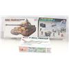 Image 1 : 3 NEW VINTAGE PLASTIC MODEL KITS, TANK, PLANE,
