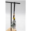 Image 1 : #102- NATURAL JADE JADITE & AGATE CAR HANGER