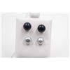 Image 1 : #130-NATURAL AKOYA PEARL STUD EARRINGS