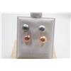 Image 1 : #125-NATURAL AKOYA PEARL STUD EARRINGS