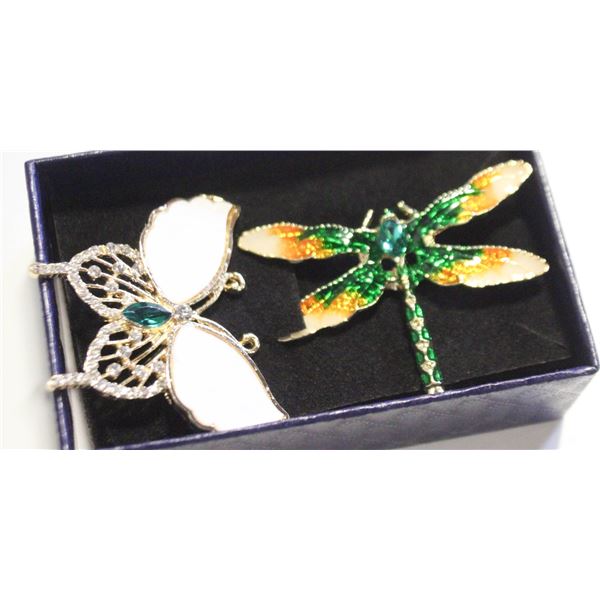 NEW 2PCS BROOCH SET