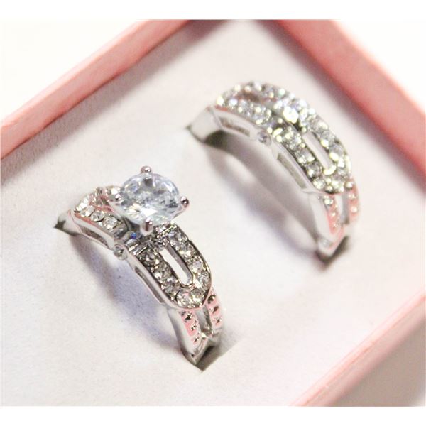NEW 2PCS/SET RING SET SZ10