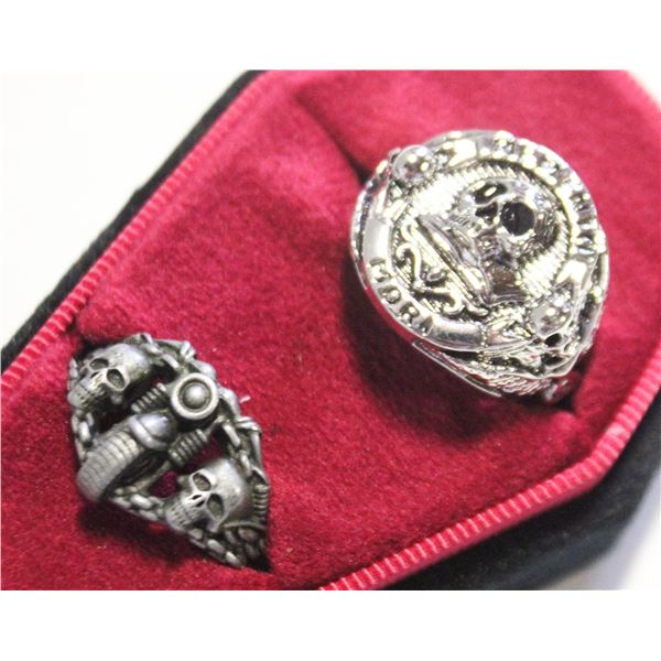 NEW 2PCS/SET RING SET SZ11