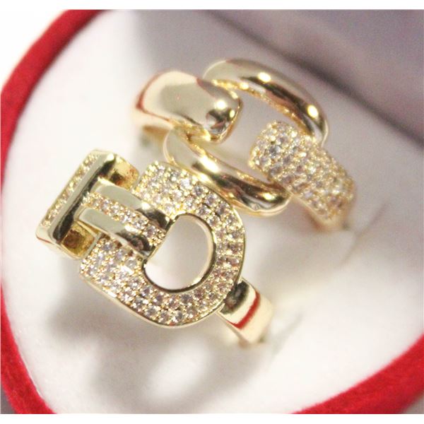 NEW 2PCS/SET RING SET SZ8