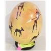 Image 1 : SOUTH AFRICAN HAND-PAINTED OSTRICH EGG