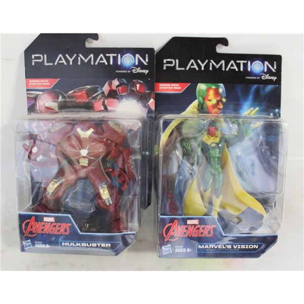 2 SEALED DISNEY AVENGERS PLAYMATION