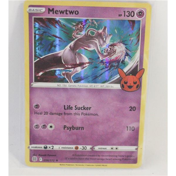 MEWTWO HOLO TRICK OR TRADE 056