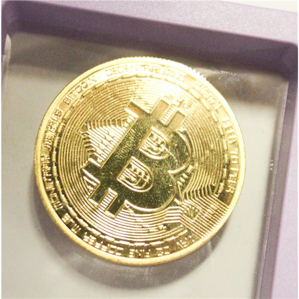 NEW NOVELTY BITCOIN COMMEMORATIVE COIN