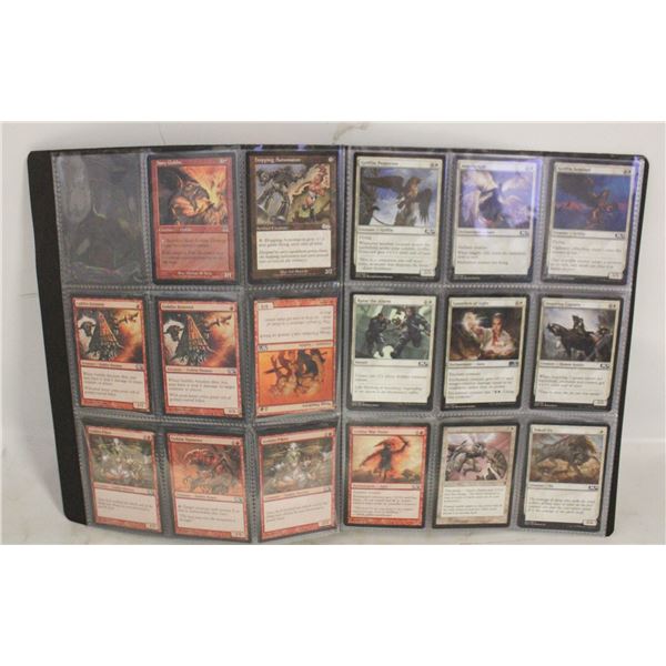 BINDER OF 53 MAGIC THE GATHERING COLLECTIBLE CARDS