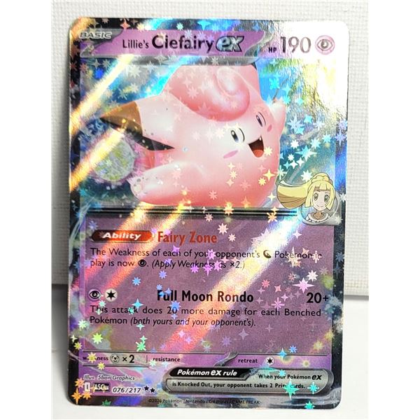 7)  LILLIE'S CLEFAIRY EX DOUBLE