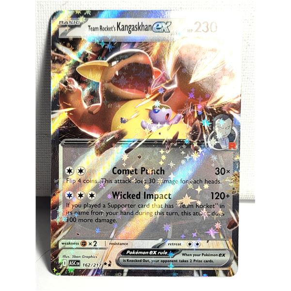 8)  TEAM ROCKET'S KANGASKHAN EX