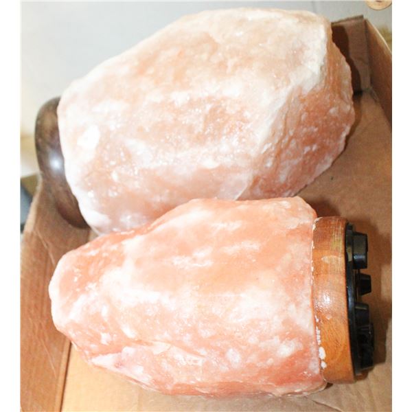 2X HIMALAYAN SALT CRYSTAL BLOCKS