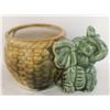 Image 1 : VINTAGE CERAMIC PLANTER ELEPHANT