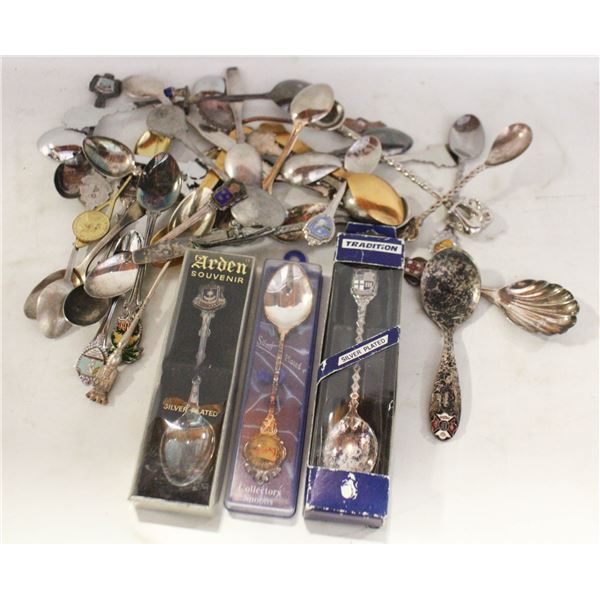 ESTATE COLLECTION OF SOUVENIER SPOONS-ESTATE