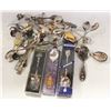 Image 1 : ESTATE COLLECTION OF SOUVENIER SPOONS-ESTATE