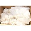 Image 1 : LARGE BOX VINTAGE LACE TABLE CLOTHS & MORE