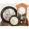 Image 1 : 3 WALL CLOCKS - TESTED