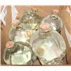 Image 1 : GLASS SKULL BOTTLES GLOW IN THE DARK-ESTATE
