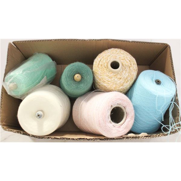 6 - XL SPOOLS YARN