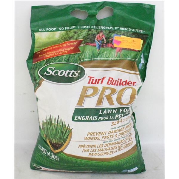 SCOTTS TURF BUILDER PRO LAWN FOOD 5.2 KG