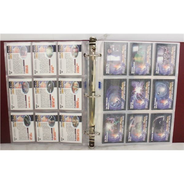 BINDER STAR TREK DEEP SPACE NICE CARDS