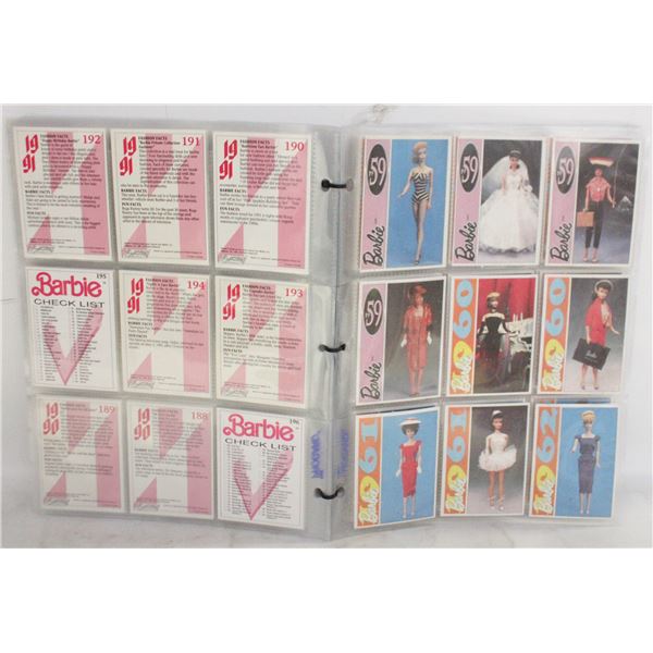 COMPLETE SET ACTION BARBIE CARDS