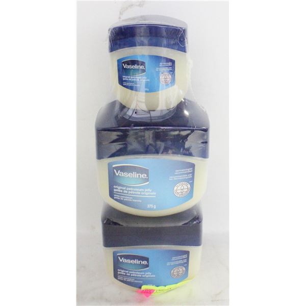THREE PACK VASELINE NEW