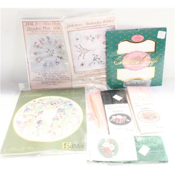 PETIT POINT SEWING LOT
