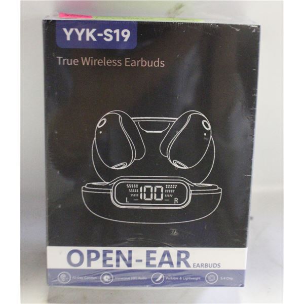 NEW SEALED YYK-S19  WIRELESS  OPEN-EAR EARBUDS
