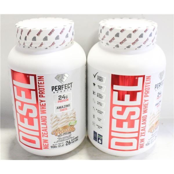 2 TUBS WHEY PROTEIN - VANILLA EXP JUN 2027