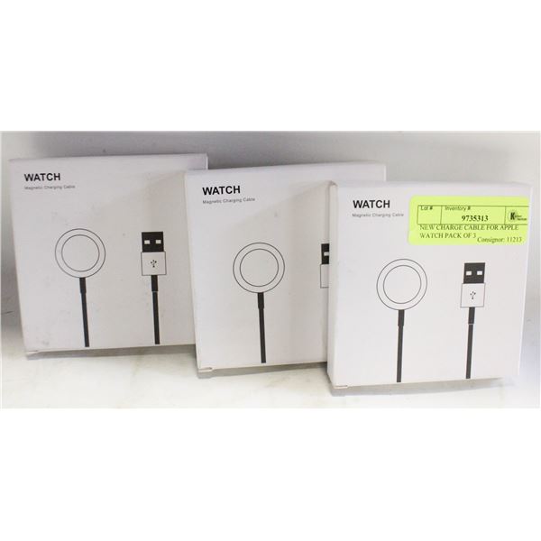 NEW CHARGE CABLE FOR APPLE WATCH PACK OF 3