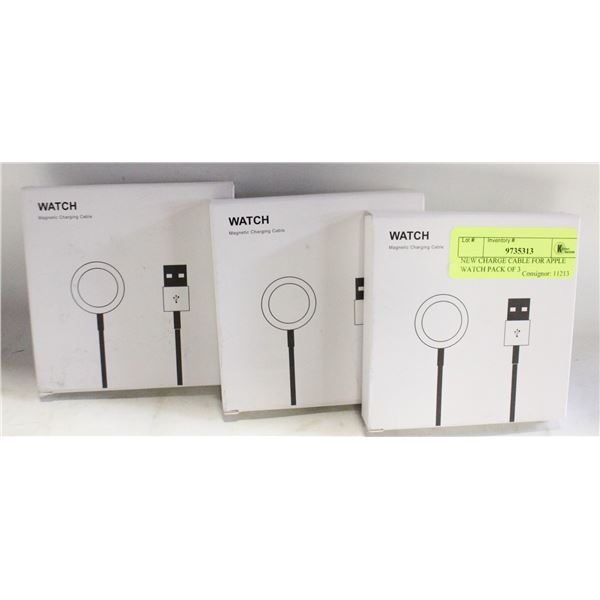 NEW CHARGE CABLE FOR APPLE WATCH PACK OF 3