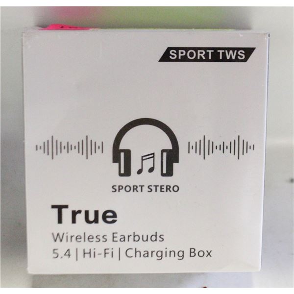 BRAND NEW SEALED SPORT TWS TRUE WIRELESS EARBUDS