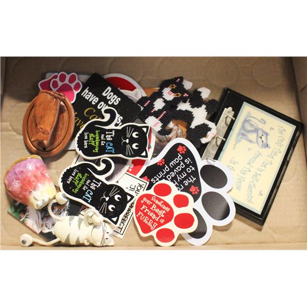 FLAT OF CAT THEME FRIDGE MANETS