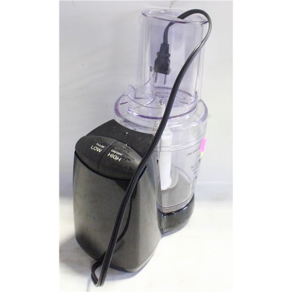 3 CUP MINI PROCESSOR CHOPPER WITH COFFEE GRINDER