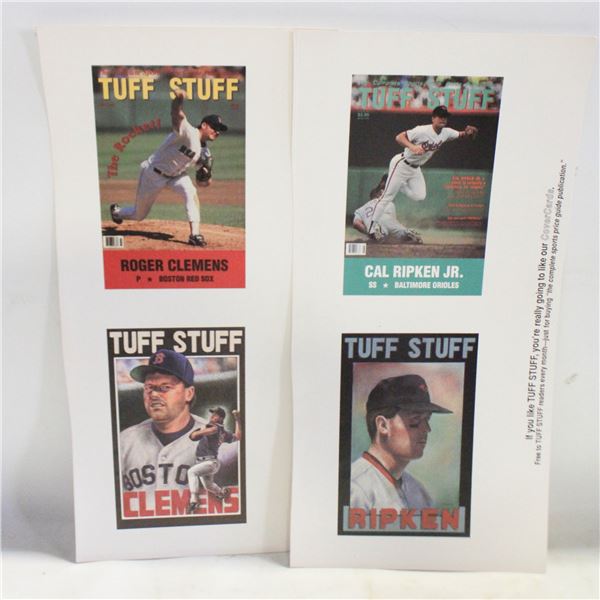 1991 BASEBALL LARGE CARD CUT OUTS
