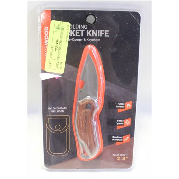 ESTATE EDGE NEW WOOD KNIFE WITH