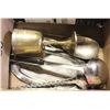 Image 1 : ESTATE SILVERWARE + BRASS WARE