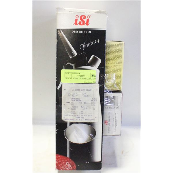NEW ISI WIPPED CREME & DESERT