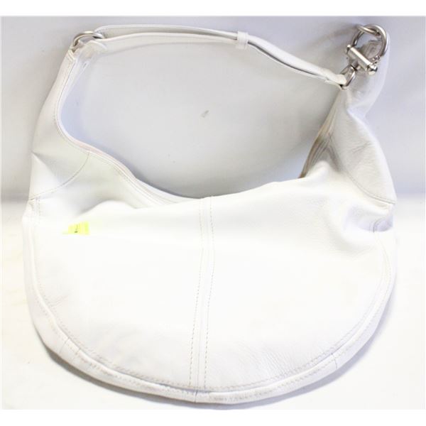 DEREK ALEXANDER WHITE LEATHER PURSE