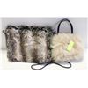 Image 1 : 2 FURRY DESIGNER PURSES