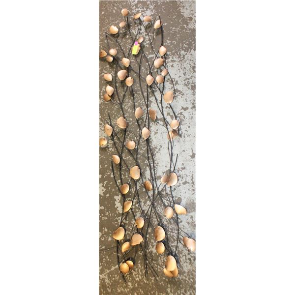 METAL VINE/GOLD LEAF THEME WALL ART